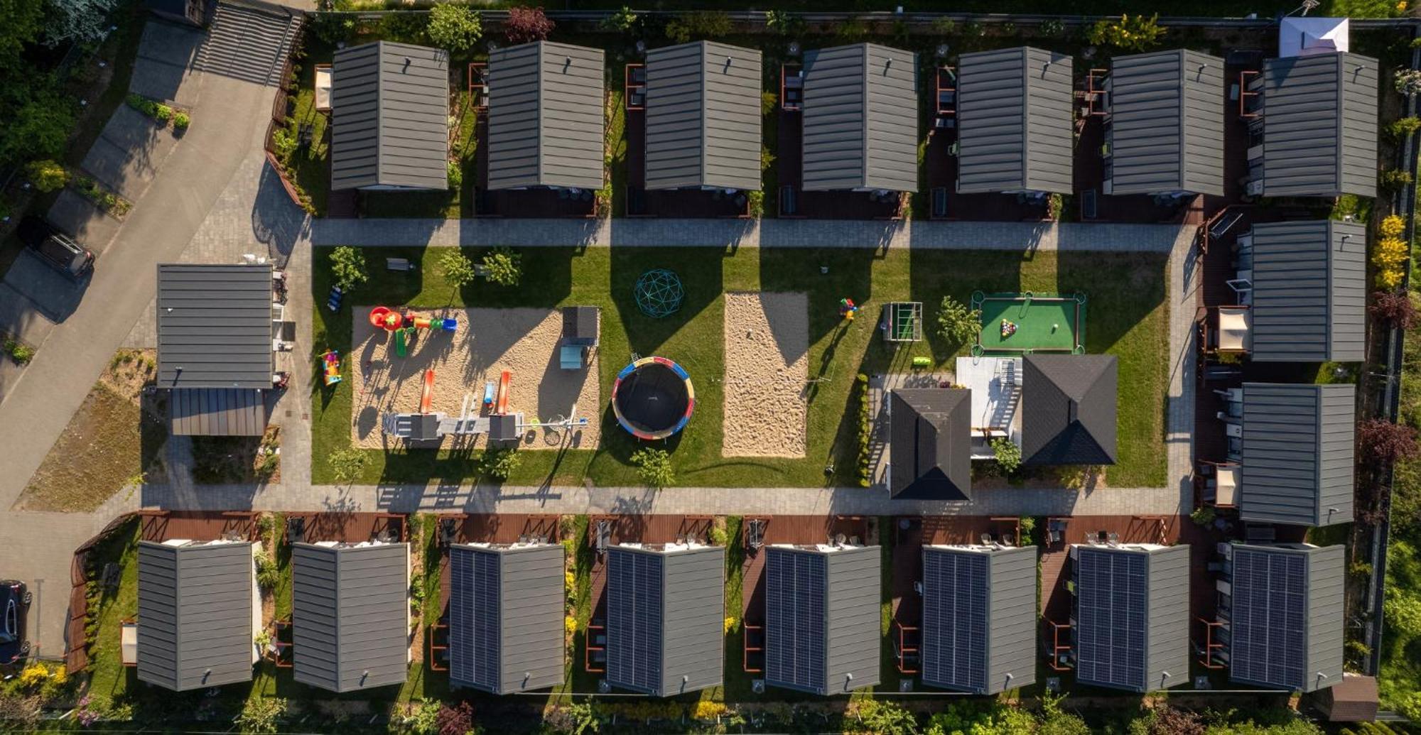 Domki Wśród Jabłoni Gąski Exterior foto